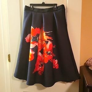 Black high waisted skirt